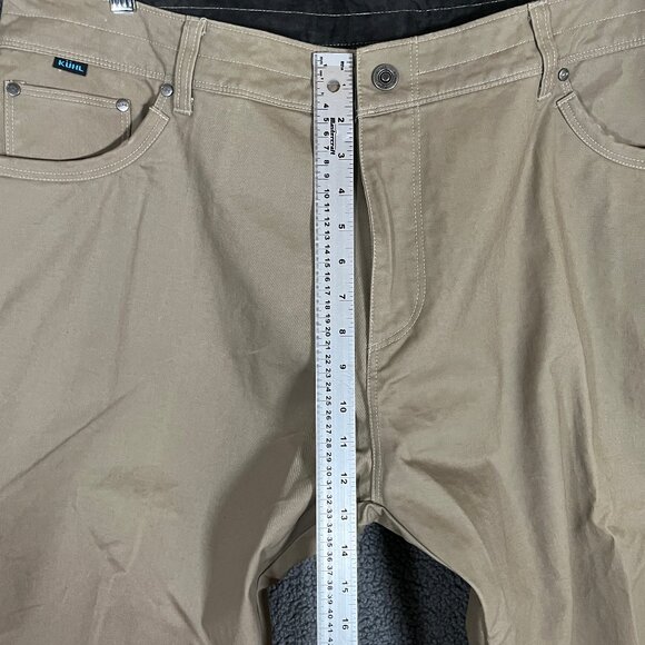 Kuhl Ryder Vintage Patina Dye Pants - Men's Size 42*34 - Tan Brown - Picture 10 of 13